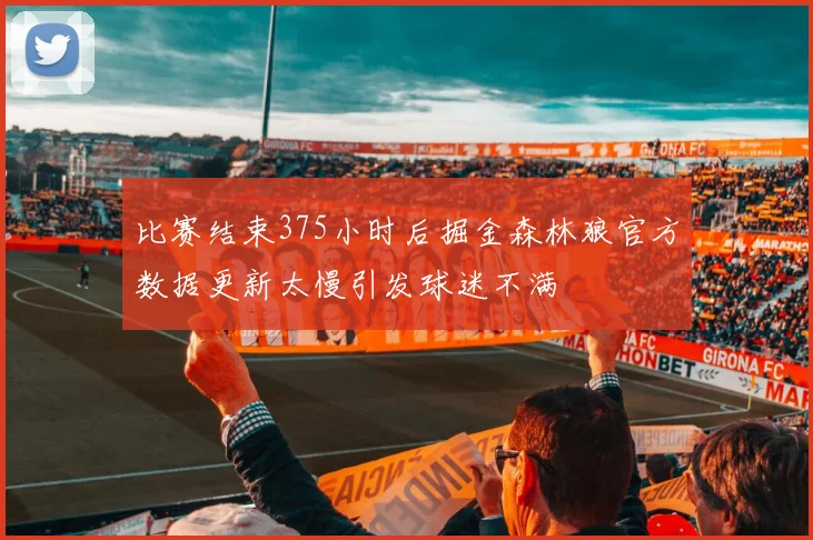 比赛结束375小时后掘金森林狼官方数据更新太慢引发球迷不满